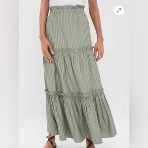 Tuckernuck Green Stripe Prado Skirt- NWT size M